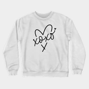 XoXo Heart Valentines Day Crewneck Sweatshirt